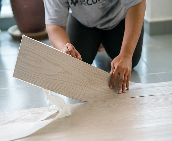 Luxury-vinyl-Installation
